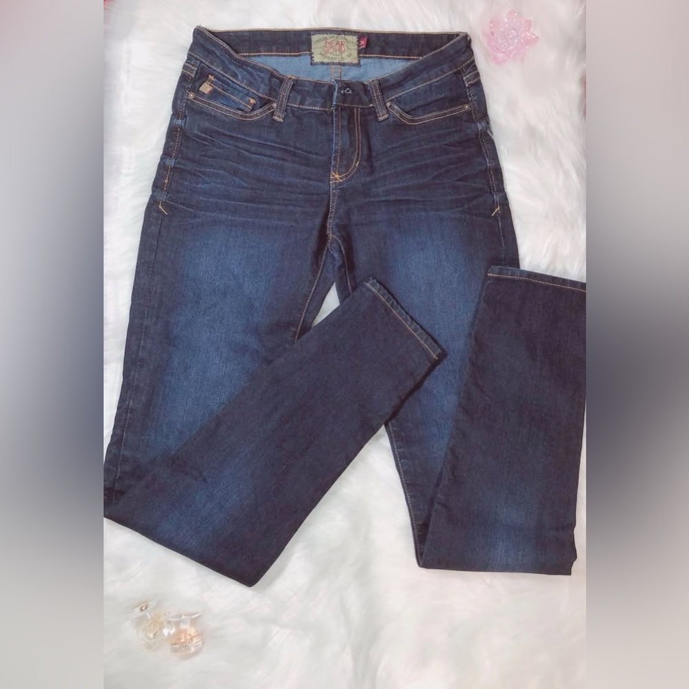 Women’s Dear John Dark Blue Skinny Jean